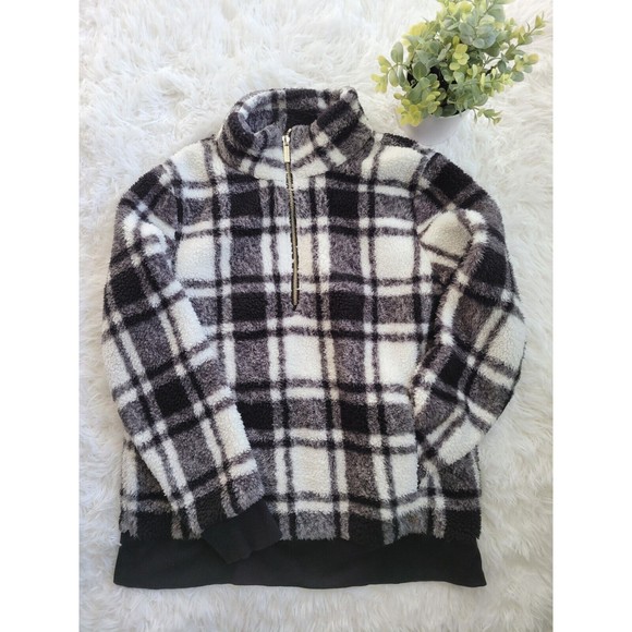 [206] Calvin Klein Plaid Sweater - Picture 1 of 5